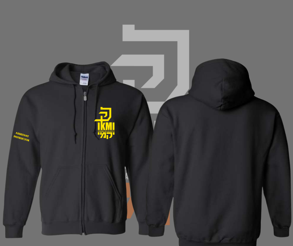 Sweats a capuche a zipper ass instructeur  IKMI (Broderie)