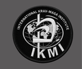 Patch velcro brodé ronde athlète IKMI